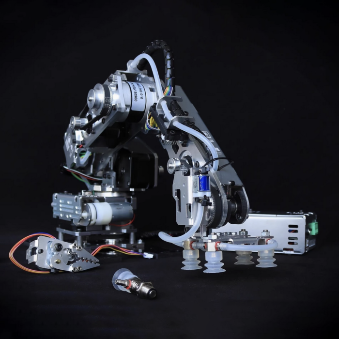 Four-Axis Stepper Motor Robotic Arm Industrial Robot Model - Image 3